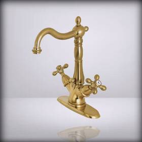 Ks1437ax Kingston Brass - 4 Inch Centerset Bathroom Faucet B 6-1/2 In Spout