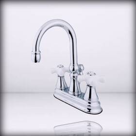 Ks2611px Kingston Brass - Governor 4-inch Centerset Lavatory Fau Polished Chrome
