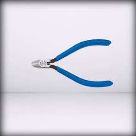 D257-4c Klein Tools Pliers Diagonal Cutting Midget Ele Light For Blue Extra L