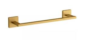 23286-2mb Kohler Square 12 Inch Towel Bar In Vibrant Brushed Moderne Brass-nob