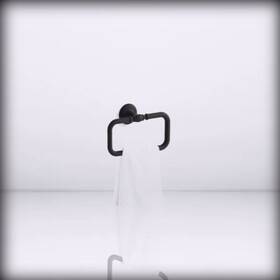 K72571-bl Kohler 72571-bl Artifacts 8 Towel For Ring Matte Black