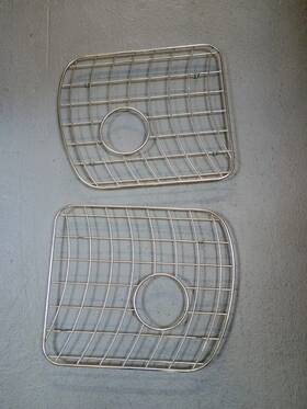 6066-st Kohler 885612021595 Sink Rack Model #6066-st Stainless Steel Left And Right Side