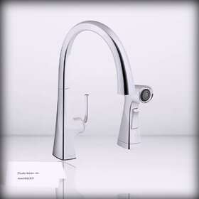 K-22064-cp Kohler - Graze Kitchen Sink Faucet Polished Chrome