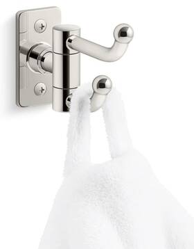 K-35927-bn Kohler Castia By Studio Mcgee Double Robe Hook Brushed Nickel