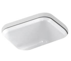 K-6589-u-0 Kohler Single Basin Cast Iron Bar Sink Northland Series White Fast