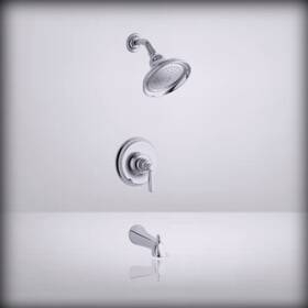 K-ts10582-4-cp Kohler Ts10582-4-cp - Rite-temp Bath And Shower Valve Trim With Me Polished Chrome