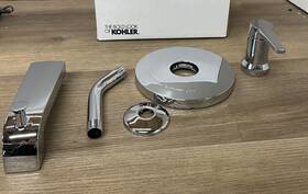 K-ts97074-4g-cp Kohler Pitch Bath/shower Polished Chrome Bath/ Shower Trim Read