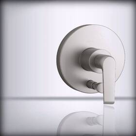 K-t97019-4-bn Kohler T97019-4-bn For Avid Rite-temp Valve Trim With Push-b Brushed Nickel