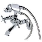 Ks286c  Kingston Brass Essex To Adjustable Centers Wall Mount 663370327988