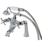 Ks288c  Kingston Brass Essex Centers Deck Mount Clawfoot Tub 663370328060