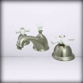 Ks3968px Kingston Brass - Restoration Widesp Brushed Nickel 8-inch Adjustable Ce