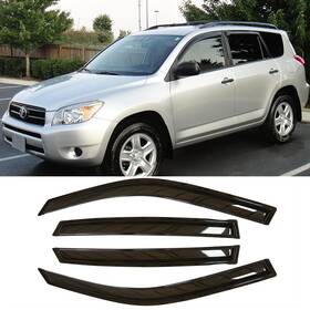 Dbl-94608-pt05 Kucaruce 94608 Original Side Window Visor Deflector Rain Guard Outside Mount Tape-on S