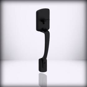 898hyh-514 Kwikset Henley Handle Only No Deadbolt With Rcal Latch Matte Black