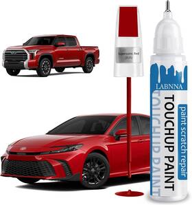 Labnna 762221235806 Supersonic Red 3u5 Touch Up Paint For Toyota-exact Match 2 In 1 Touchup