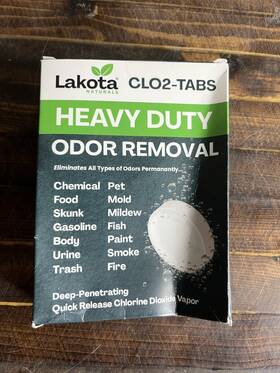Lakota 199284633230 Naturals Clo2-tabs Heavy Duty Odor Removal Tablets