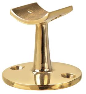 00-341 Lavi 00-341/1h Saddle Posts For Short Wall Railing Polished Brass