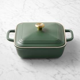 2666638 Le Creuset San Francisco Stoneware Square Covered Baker 3-qt