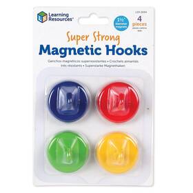 Ler2694-2 Learning Resources Ler2694 Super Strong Magnetic Hooks 1.5 Inch Diameter