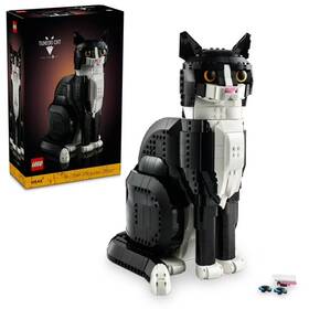 Lego 21349 Ideas Tuxedo Cat Building Set Adults Diy Home Decor Animal Lover Gift
