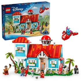 Lego 43268 Disney Lilo And Stitch Beach House Playset With 5 Mini Figures Ages 9 Up