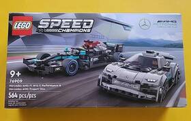 76909 Lego Speed Champions Mercedes-amg 2 Toy Car Models Set