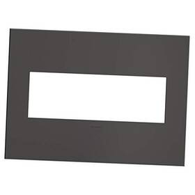 Awc3gbbn4 Legrand 3-gang Wall Plate 1 Brushed Black Nickel