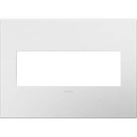 Awp3gwh4 Legrand Adorne 3-gang 3 Module Wall Plate Gloss White - New