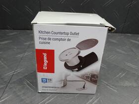 Cp498tr15wsscc2 Legrand Pass And Seymour 15a Kitchen Countertop Outlet Kit With Stainless Steel Lid