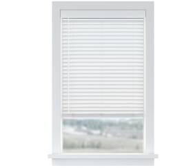 1049268 Levolor Basics Cordless Light Filtering Faux Wood Blinds 35 Inch W And 48 L