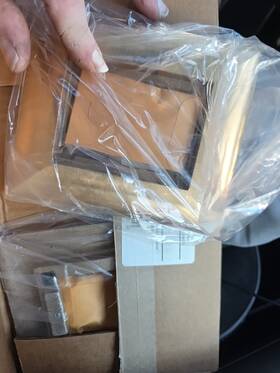Cf-1101 Lew Electric Floor Boxes Brass Carpet Flange Single Gang Inch Lot Of 2