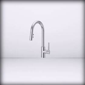 Lg529sac Pfister Stellen - Kitchen Faucet With Pull Down Sprayer Singl Polished Chrome