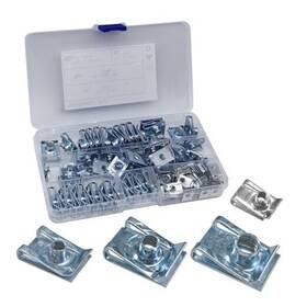 Lhdos-lds-190 Lhdos 80pcs 4 Sizes Auto Car U-clip Kit M4 M5 M6 M8 U Nut Clips For Dash Door