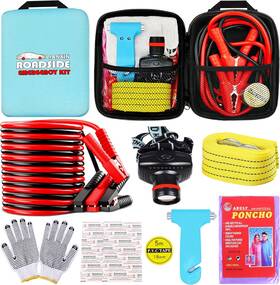 Gjb-39 Lianxin Car Emergency Roadside Tool Kit Auto Kits Vehicles With Jumper Cable