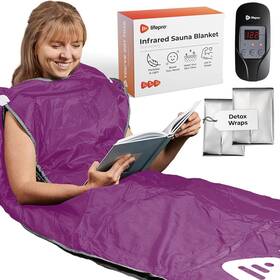 Lifepro 300481429001 Sauna Blanket For Detoxification - Portable Far Regular Purple