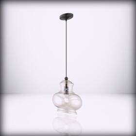 41222-92 Livex Lighting For Art Glass - 13.5 1 Light Min 9.88 English Bron