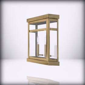 Livex Lighting 847284056602 - 20705-01 Hopewell 2 Light Outdoor Wall Lantern A 9.25 W X 15