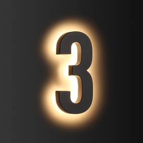 Lmp 734914532622 12v Dc Low Voltage Led House Numbers Address 8 Inches Modern Lig