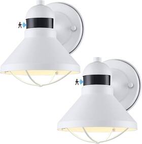 51440 Lonedruid 2 Pack Motion Sensor Outdoor Led Porch Light Dusk To Dawn Exterior Wal