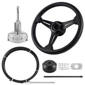 Sw1027zx01-los Loschen Boat Steering System 10 Feet Cable Outboard Kit 3/4 Inch Standa
