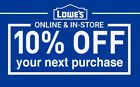 C0upons Lowes Two Off Online In Store Purchase Quick Delivery Emailed