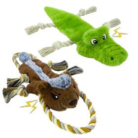 Pe2025915 Lssyyqq Interactive Dog Toys No Stuffing Squeak Toy For Large Dogs.plush