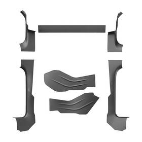 Luckeasy B0cnxhhfrm 7pcs For Tesla Model 3 Highland 2026 2025 2024 Front Rear Door