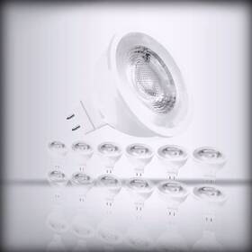 Lr21407-12 Luxrite Mr16 Led Bulb 50w Equivalent 5000k Bright White 12 Count Pack Of 1