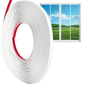 Zst001 Lymoi 33 Ft Window Grille Inserts Grid Kit Tpe Self-adhesive White
