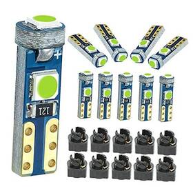 Pc37 Maoxin 690494119304 Ice Blue T5 37 74 Led Bulb With Twist Lock Socket Pc74 Dashboard