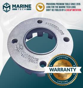 Amt0032-009 Marine Tech Tools Retaining Ring Wrench 83mm Od 12 Tooth Fits Suzuki Rings