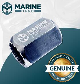 91-61077t Marine Tech Tools Amt0065 Lower Unit Drive Shaft Adapter Tool For Alpha One Bravo 1