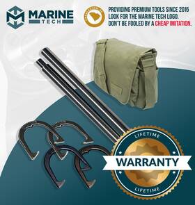 K1009 Marine Tech Tools Horseshoe Game Set Metal Family For Kids/adults
