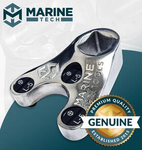 K1017 Marine Tech Tools Outboard Pin Wrench Removal Tool For Uflex Steering Cylinders
