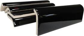 Marke American Olean 081516257676 Schwarze 5 1 X 15 2 Cm Keramikfliesen Bullnose Schlammkappe Zierkante